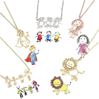 CREA IL TUO DESIGN-Collana con il tuo disegno